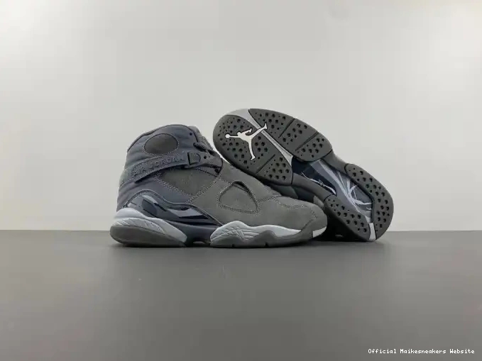 Official Maikesneakers Cool 8 305381-014 Jordan Retro Grey 0616